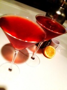 hibiscus martinis