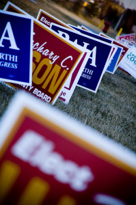 election signs voting