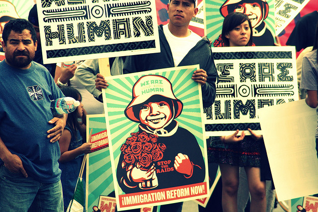 we are human immigration march